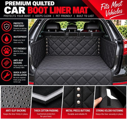 Heavy duty quilted - car, boot