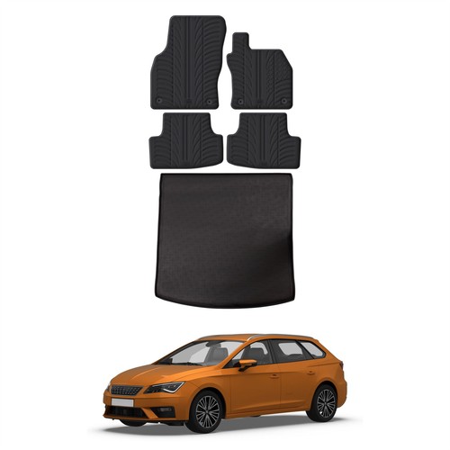Travall rubber car mats - mats, boot